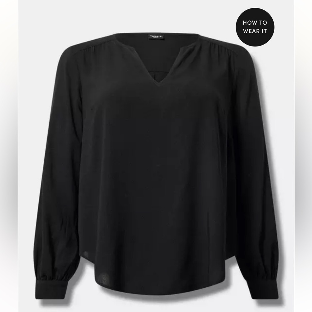 TORRID Harper Pullover Blouse NWT size 1